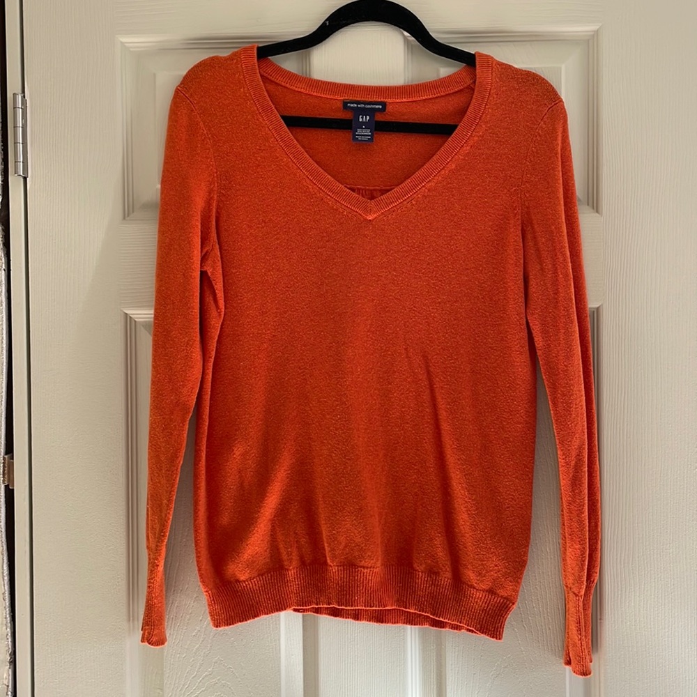 Orange Gap Cashmere Blend V neck Sweater